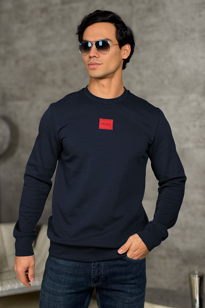 Hugо Воss Мужской свитшот Diragol - Navy 