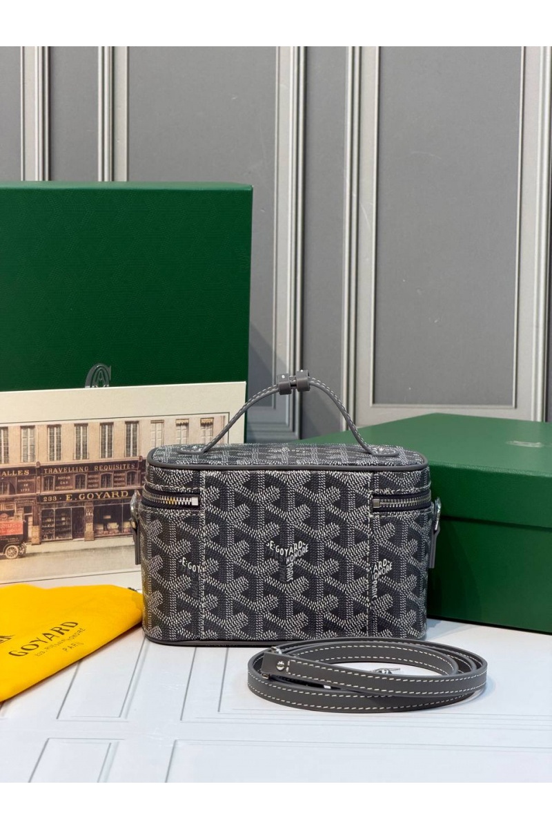 Designer Clothing Кожаная сумка Goyard Muse Mini Vanity ​premium 16,5x10,5x8 см
