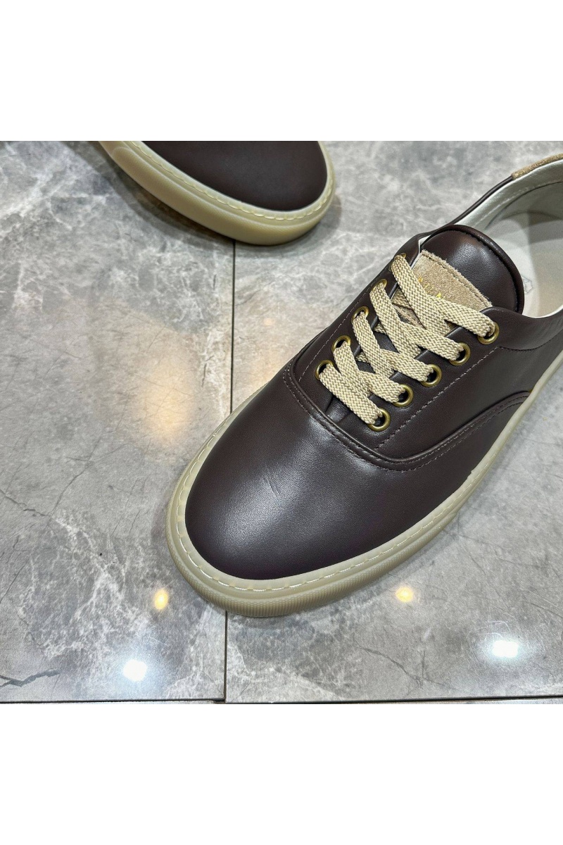 Brunеllо Сuсinеlli Кожаные кеды Sail low-top - Brown