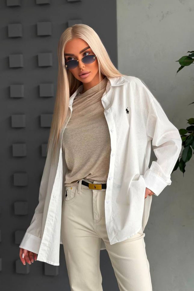 Polo Ralph Lauren Женская льняная рубашка premium