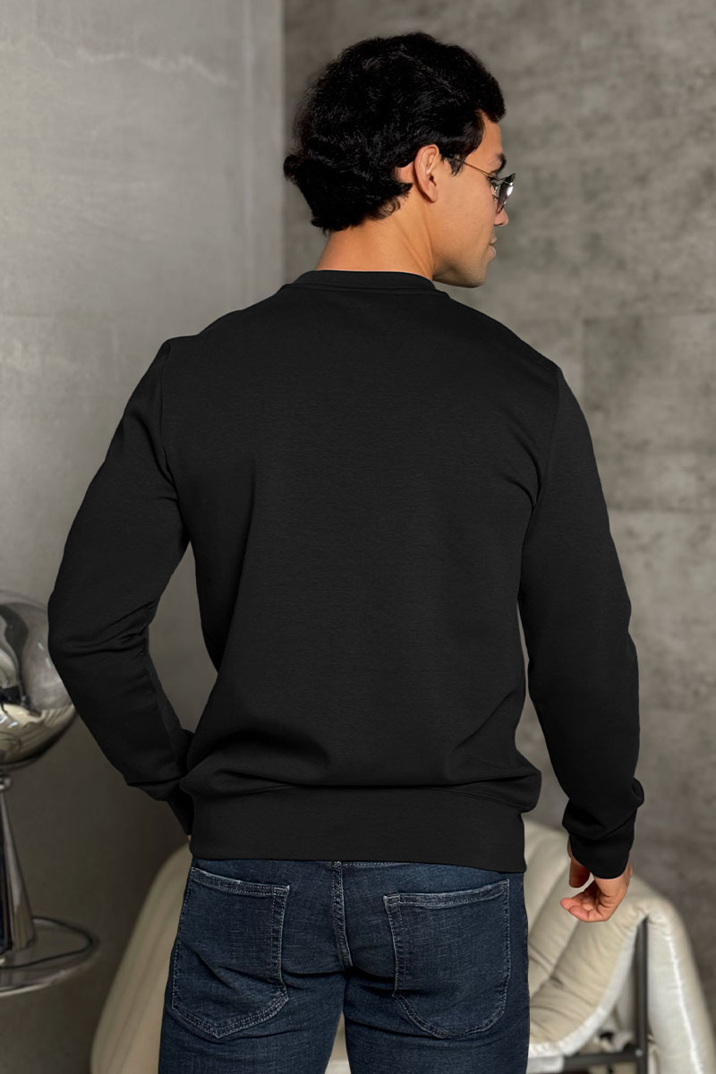 Hugо Воss Мужской свитшот Diragol - Black 