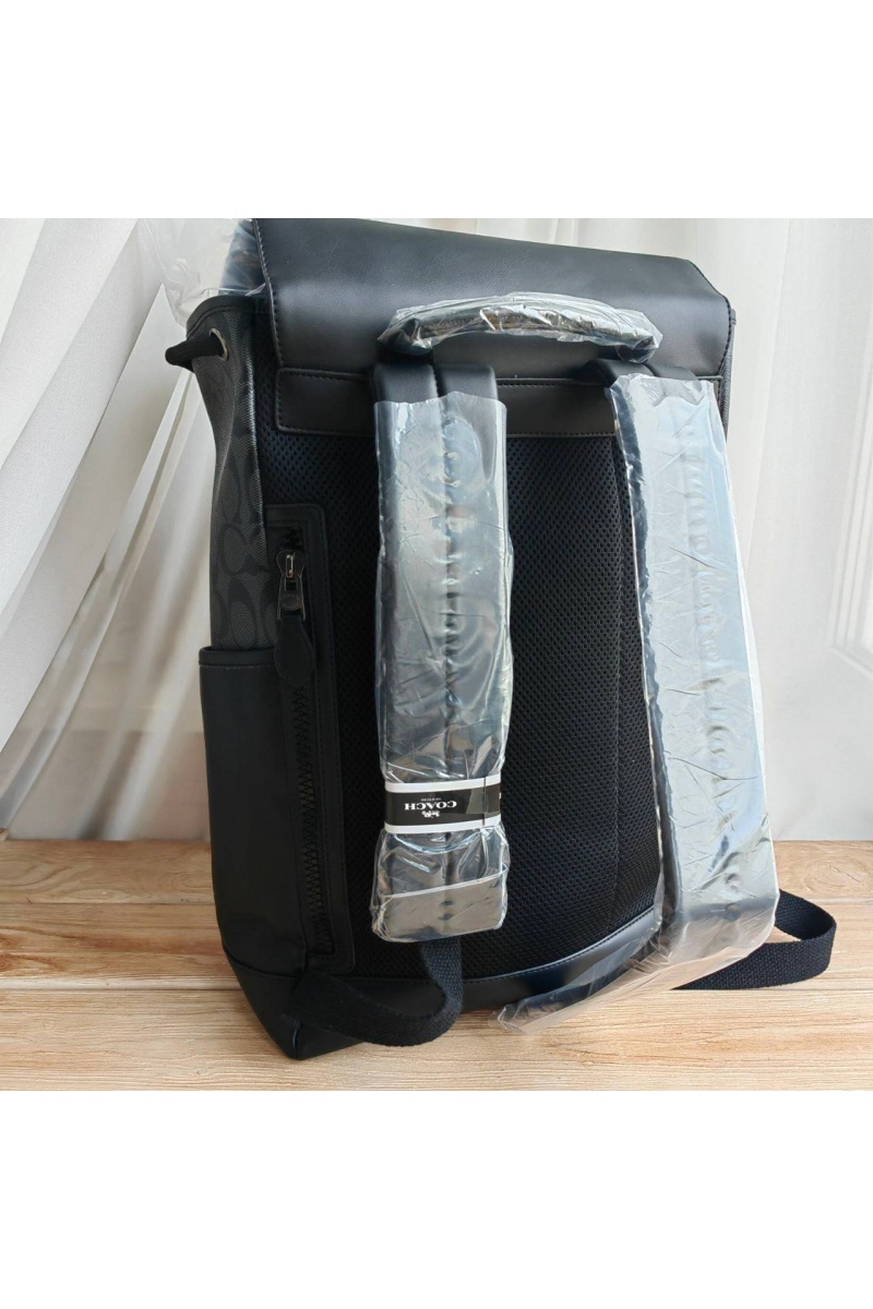 Coach Кожаный рюкзак Rivington 39x26 см