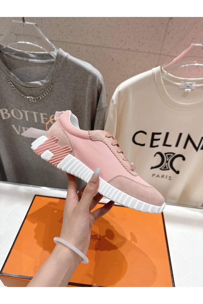 Hermes Женские кроссовки Bouncing  premium - Pink