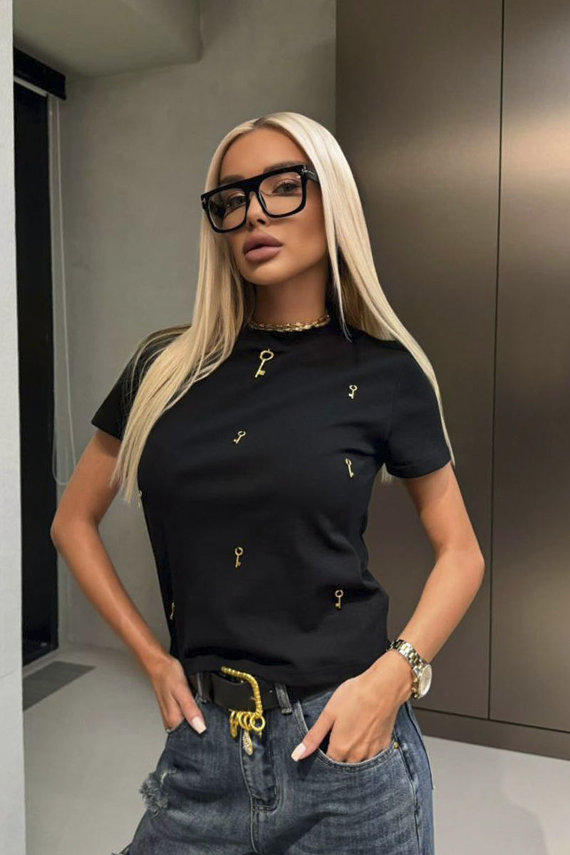 Schiaparelli Женская футболка premium - Black