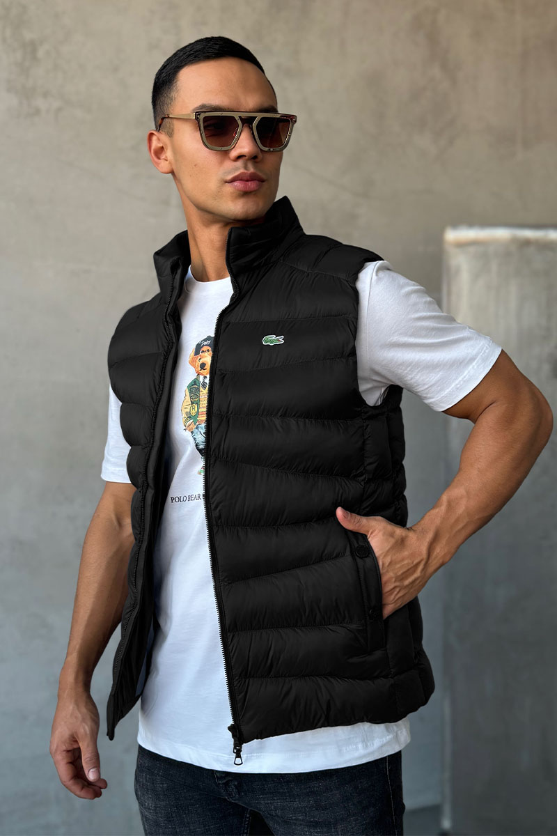 Lacoste Мужской жилет чёрного цвета