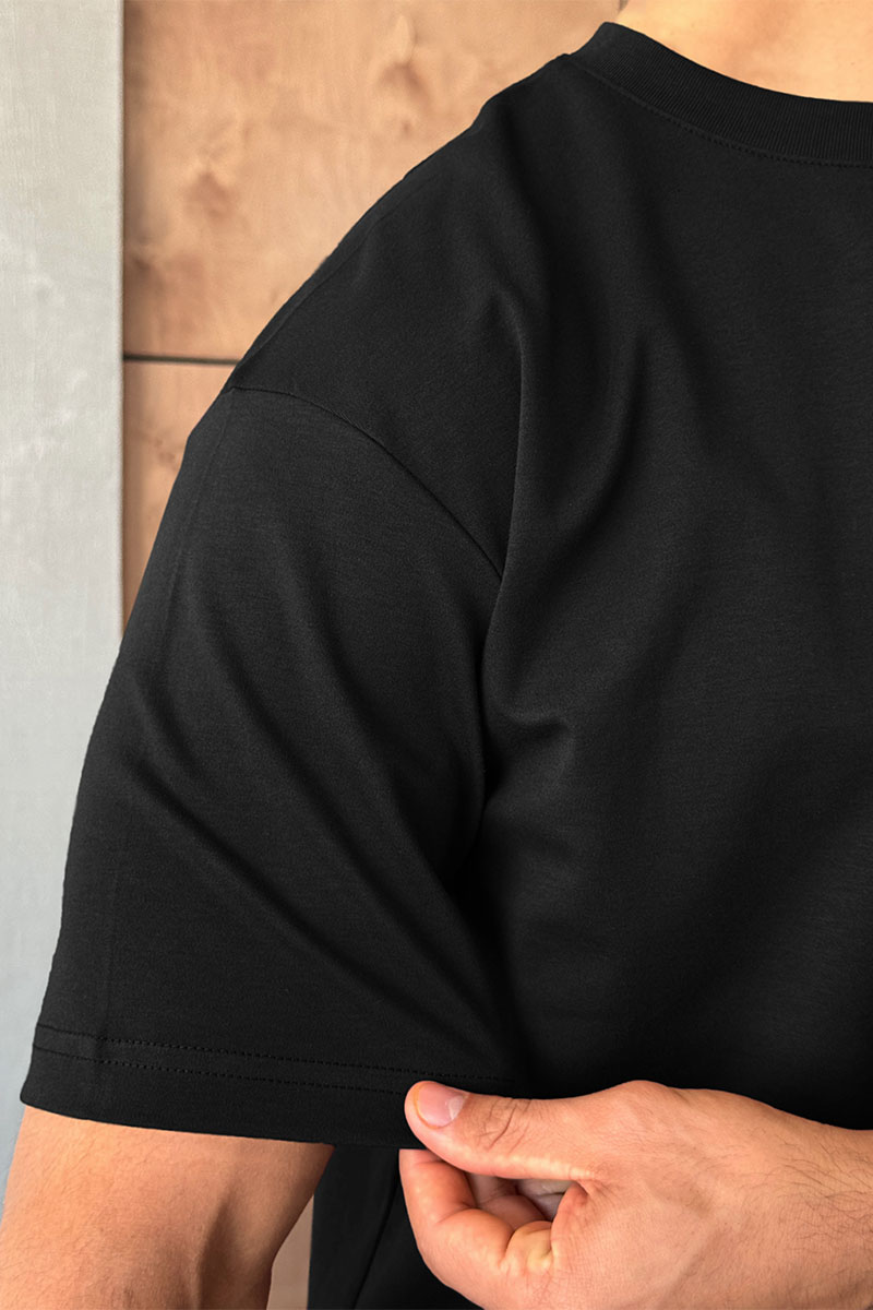 Y-3 Yohji Yamamoto Мужская чёрная футболка