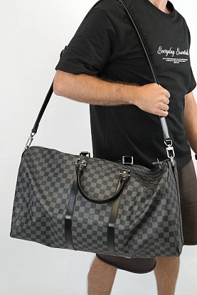Дорожная сумка Keepall Damier Graphite 55x30 см