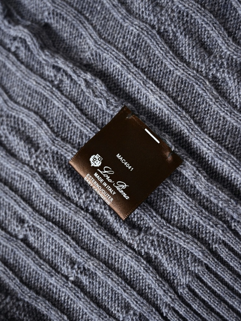 Loro Piana Кашемировый свитер Premium zip-up - Grey