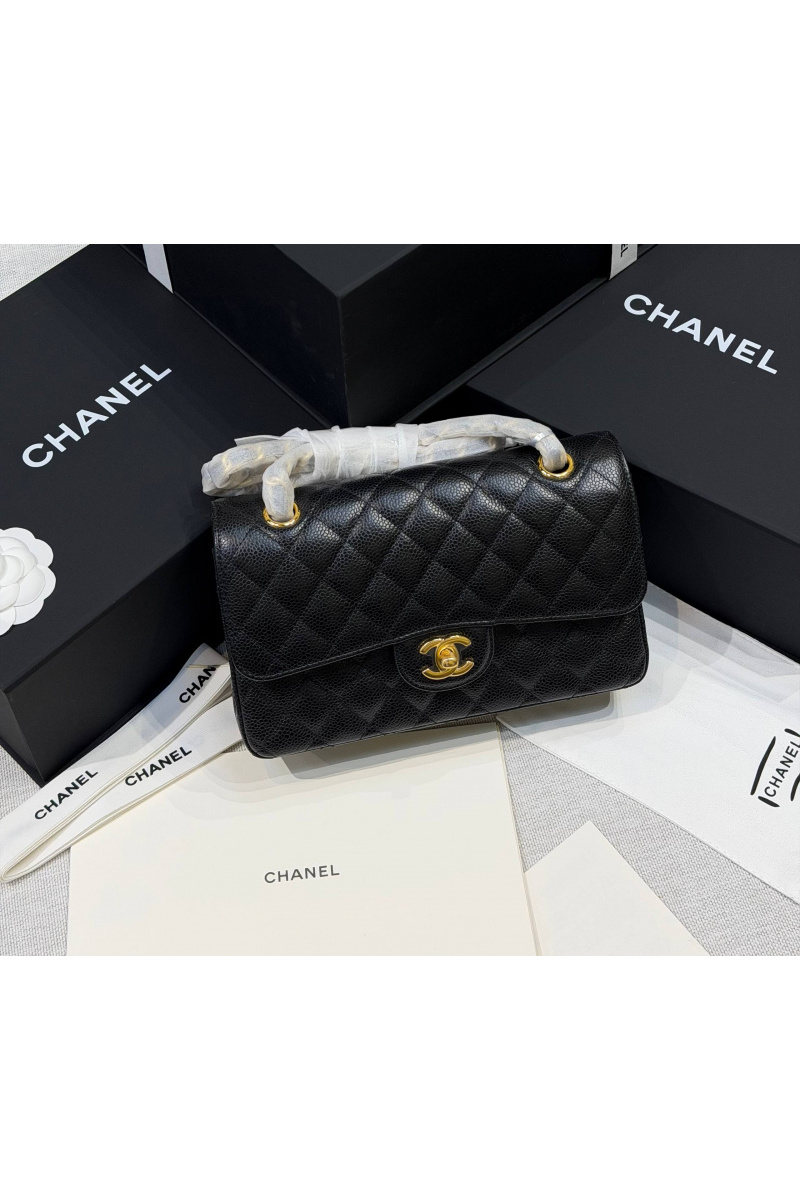 Chаnеl Кожаная сумка Classic Flap premium 23x14x6 см (7 расцветок)