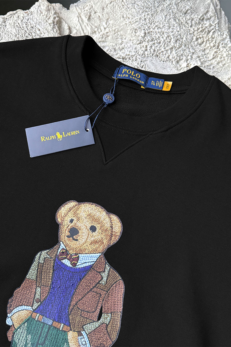 Polo Ralph Lauren Чёрный свитшот "Bear" 