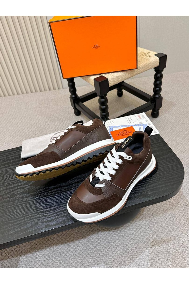 Hermes Мужские кроссовки Leader - Brown