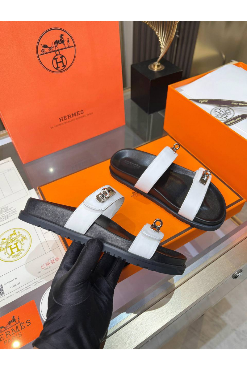 Hermes Женские шлёпанцы Chypre premium
