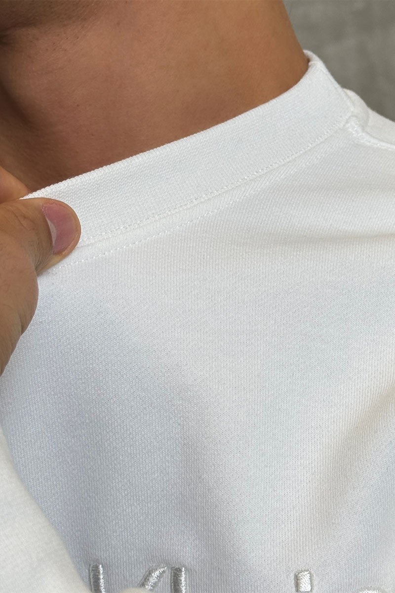 Calvin Klein Свитшот белого цвета embroidered-logo