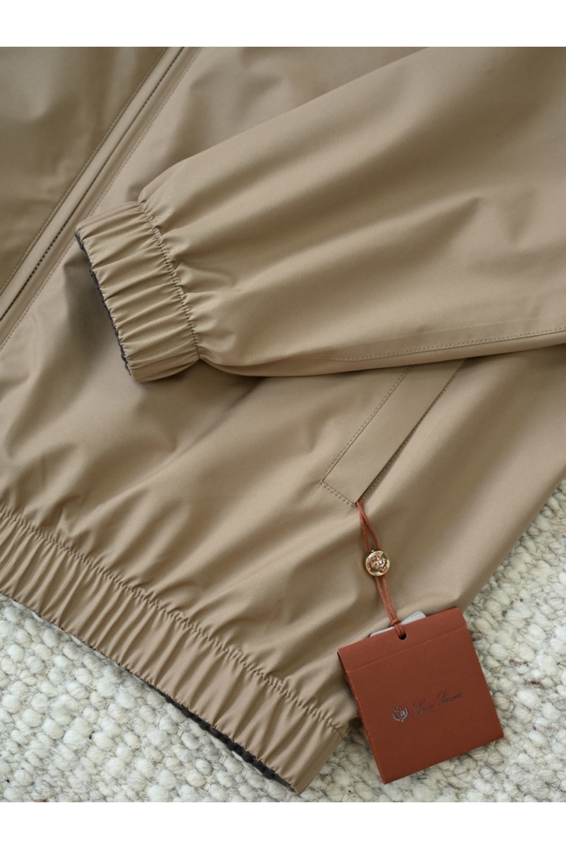 Loro Piana Двусторонняя ветровка premium - Light Coffee