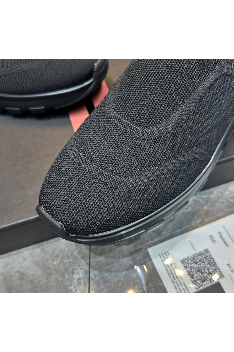 Zegna Мужские текстильные кроссовки 