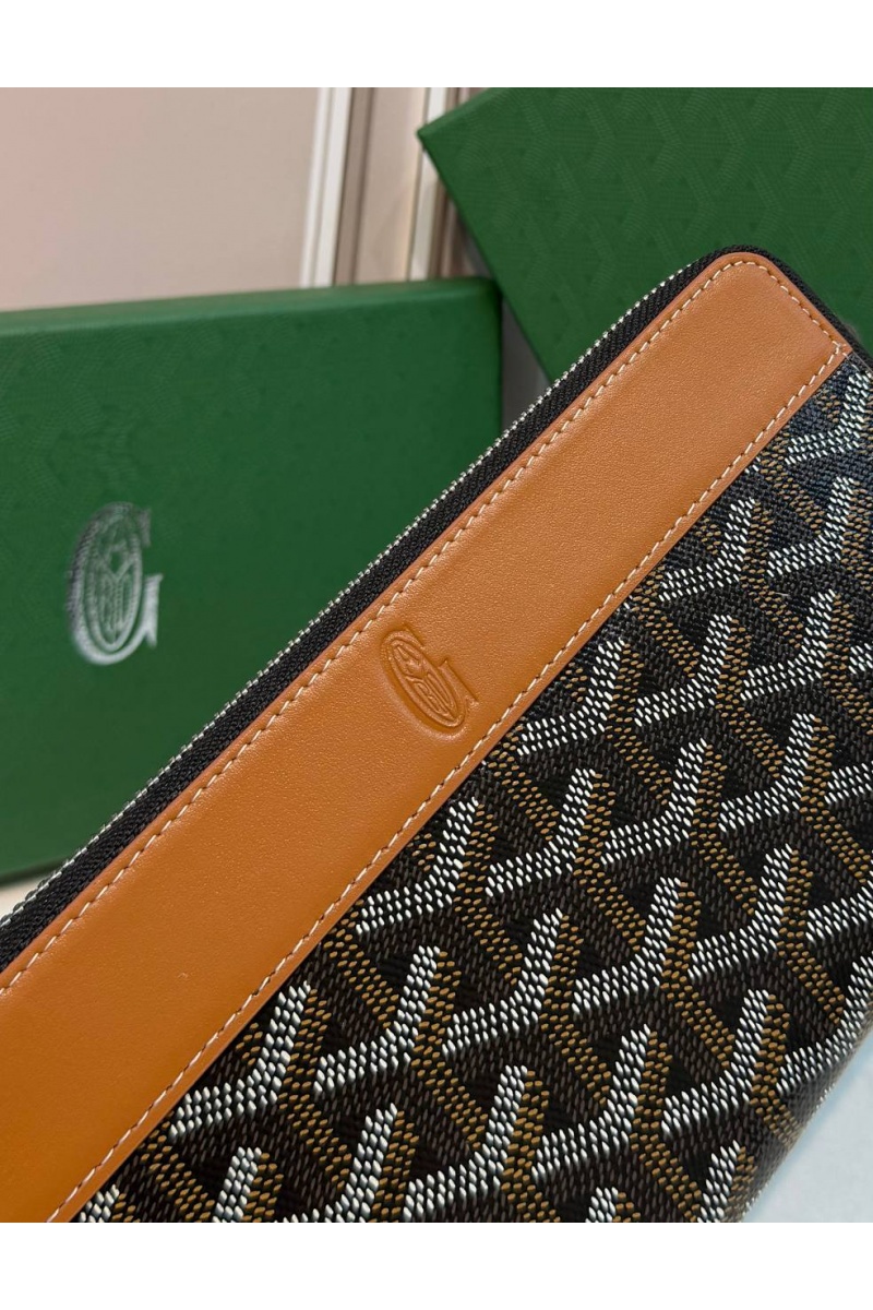 Designer Clothing Кожаное портмоне Goyard Matignon GM premium 20x11x2.3 см