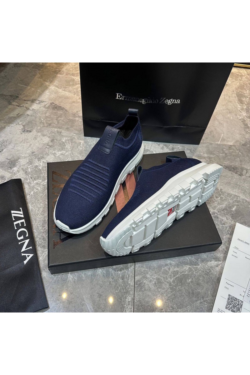 Zegna Мужские текстильные кроссовки