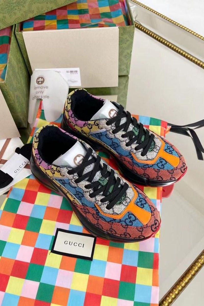 Gucci Женские кроссовки GG Rhyton - Mix