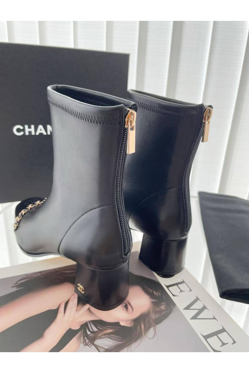 Chаnеl Женские кожаные сапоги premium