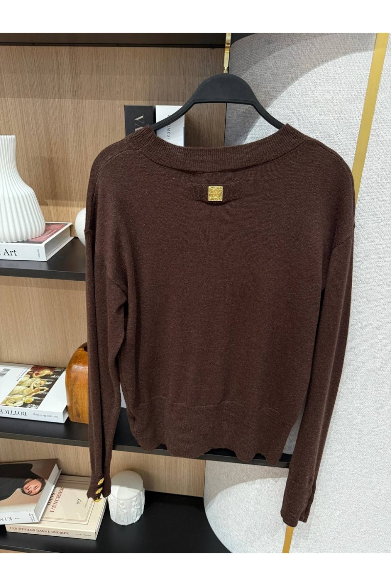 Schiaparelli Женский трикотажный свитер Premium - Coffee