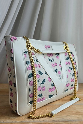 Кожаная сумка 36x26 см