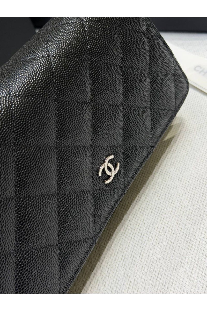 Chаnеl Кожаная сумка Wallet on Chain premium 19x12x4 см