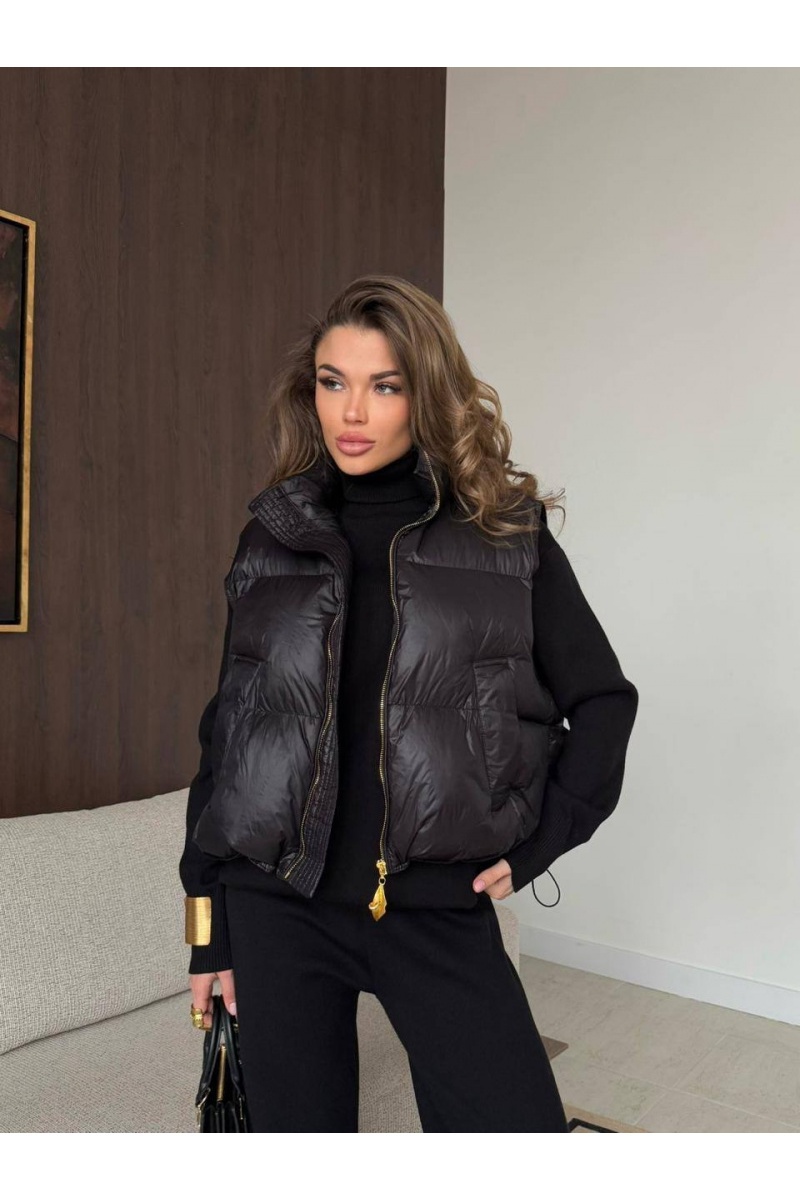 Schiaparelli Женский костюм тройка на флисе premium - Black