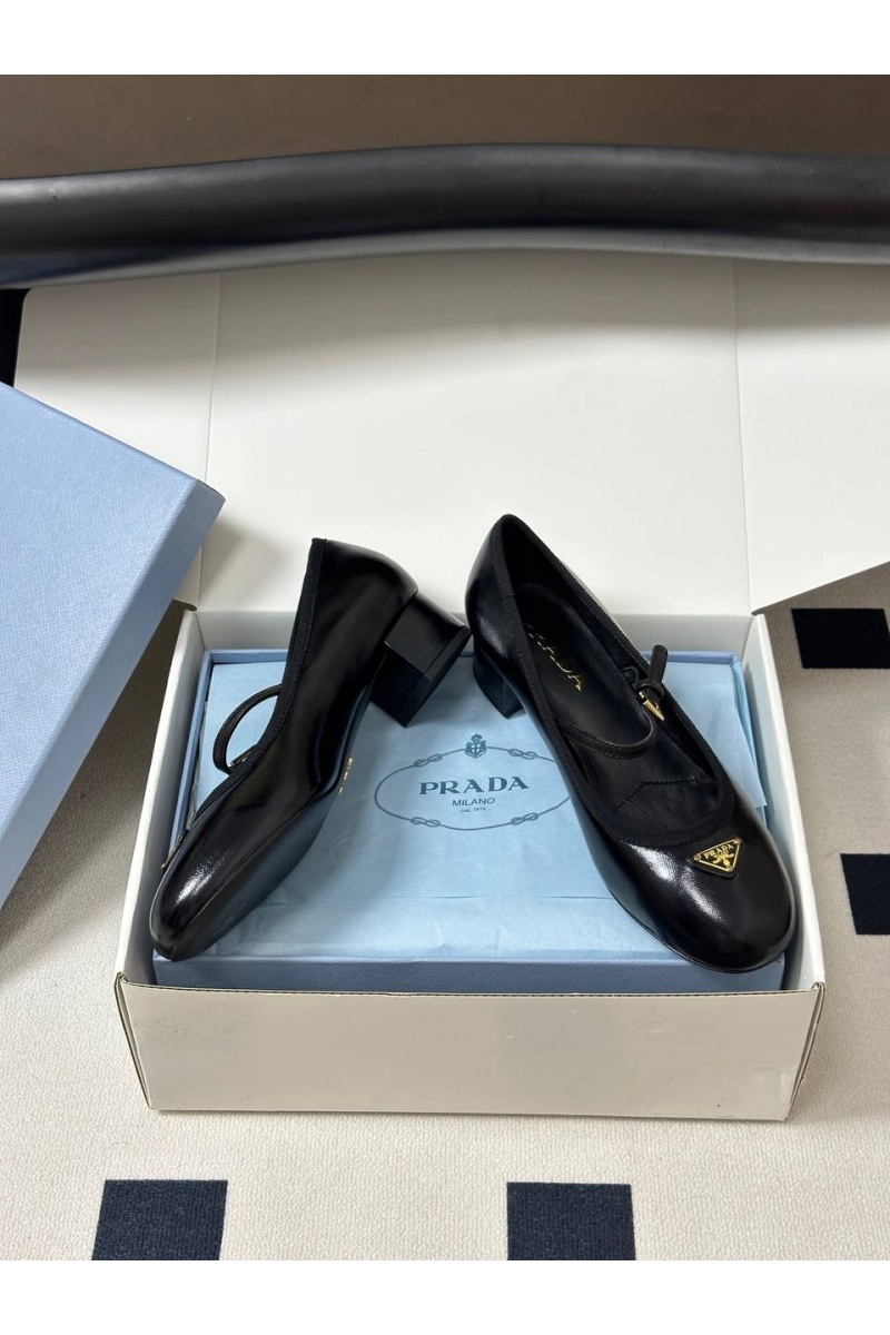 Prada Женские кожаные туфли premium