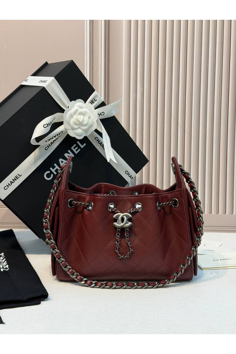 Chаnеl Кожаная сумка 25 Mini premium 20x22x12.5 см