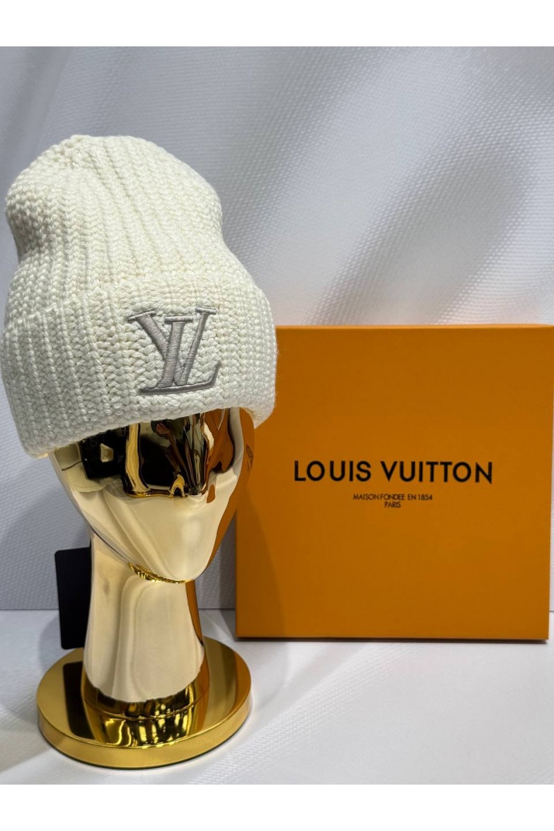 Lоuis Vuittоn Шапка logo-embroidered - White