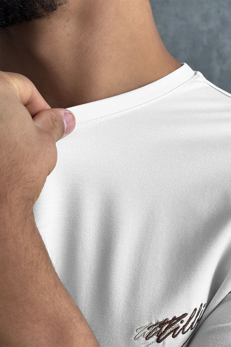 Zilli Мужская белая футболка 