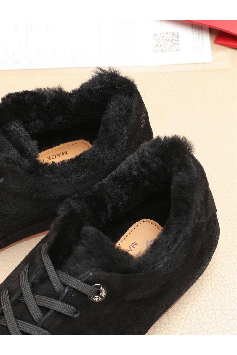 Loro Piana Зимние кроссовки с мехом 