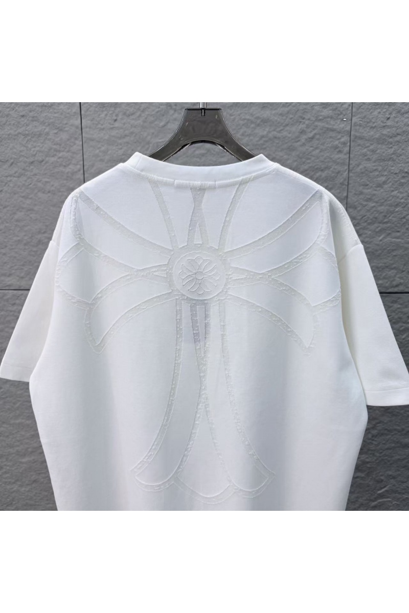 Chrome Hearts Белая оверсайз футболка premium