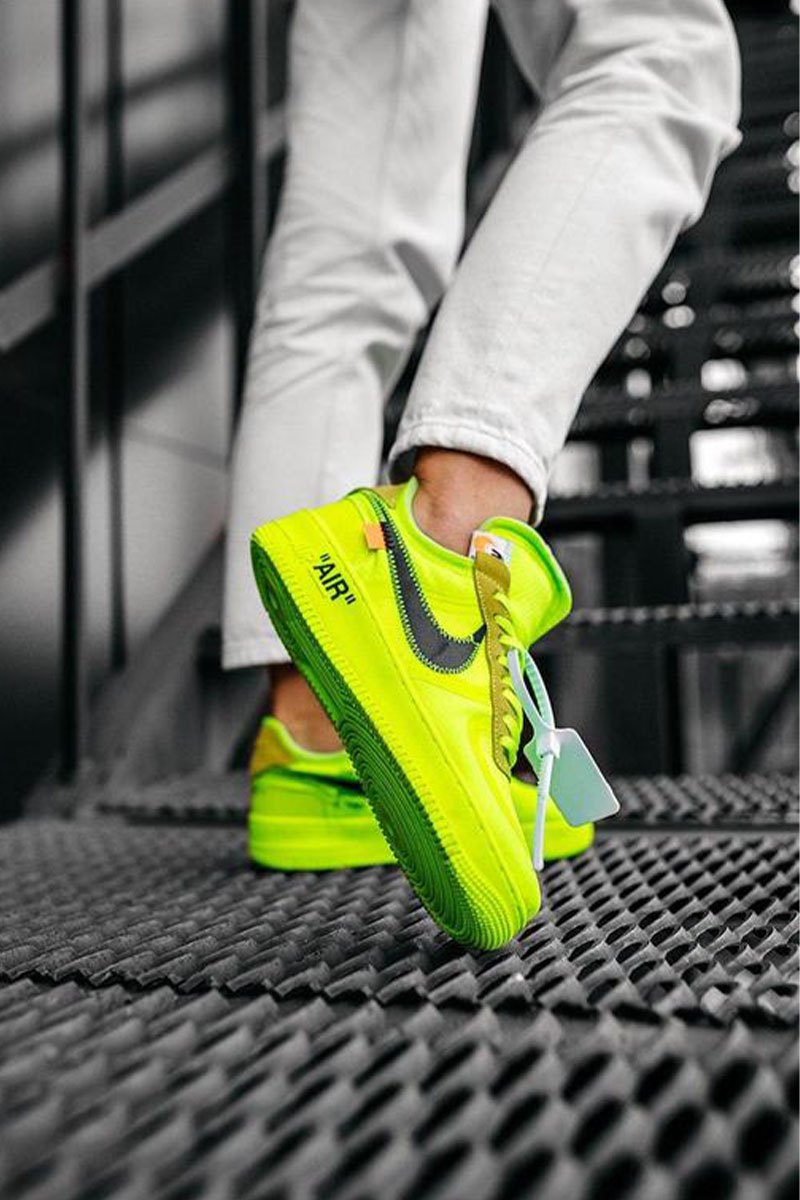 Nike Кроссовки Off-White x AF1 "Volt"