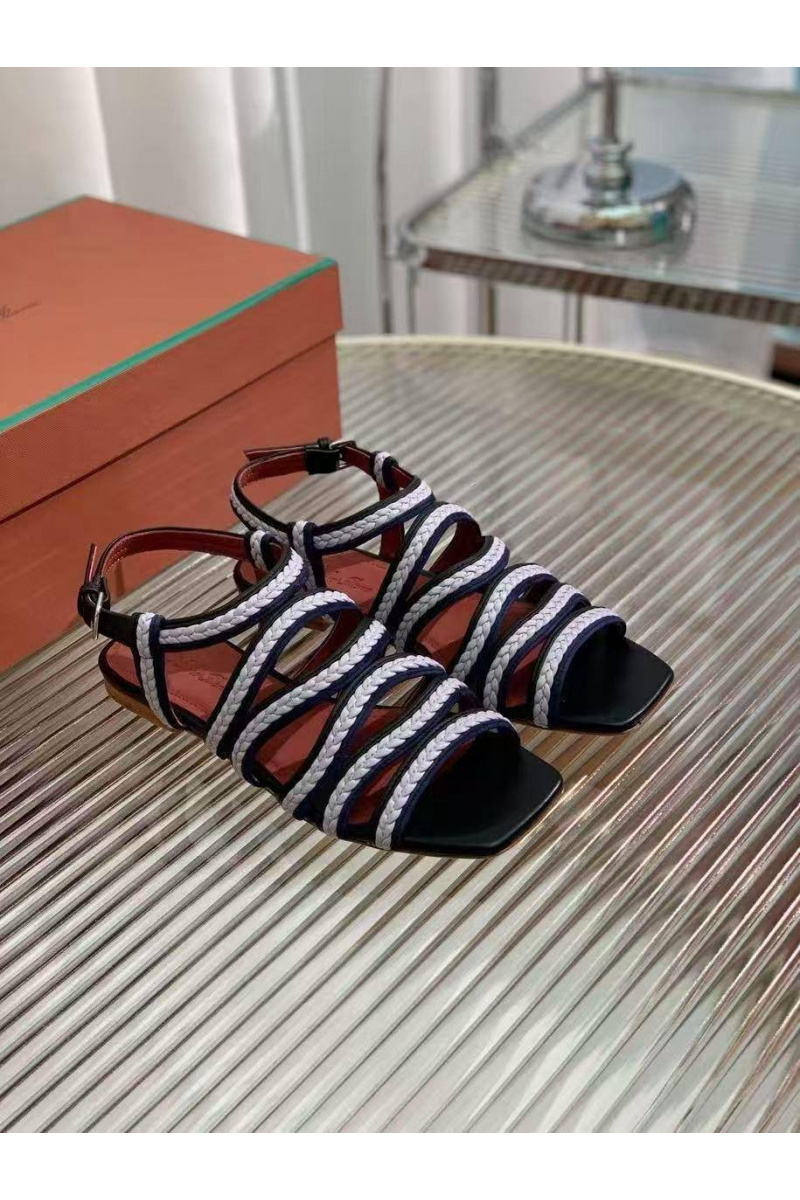 Loro Piana Женские кожаные сандалии 