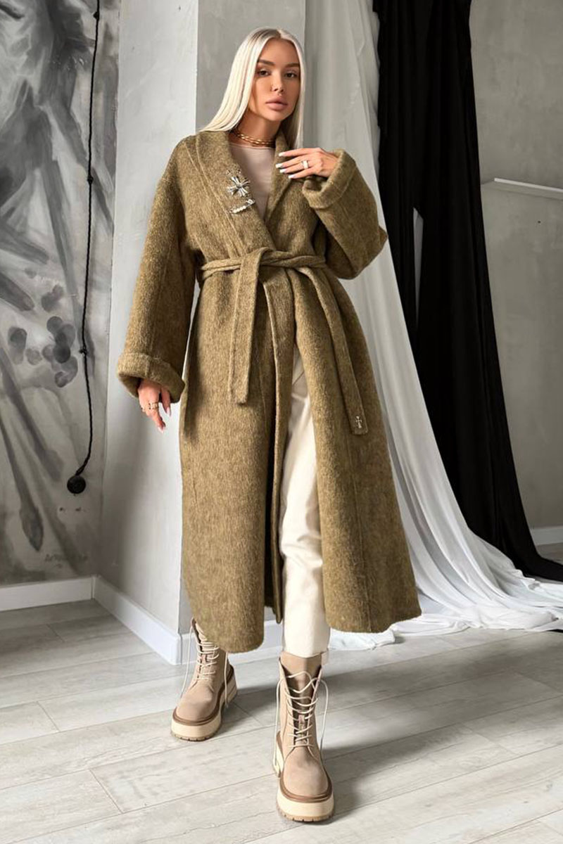 Chrome Hearts Женское шерстяное пальто premium