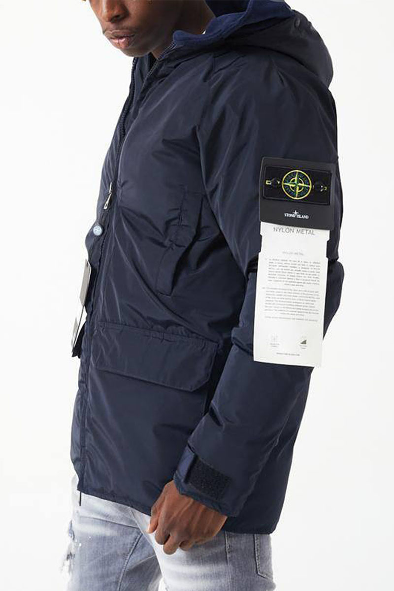 Stone Island Парка тёмно-синего цвета compass-patch
