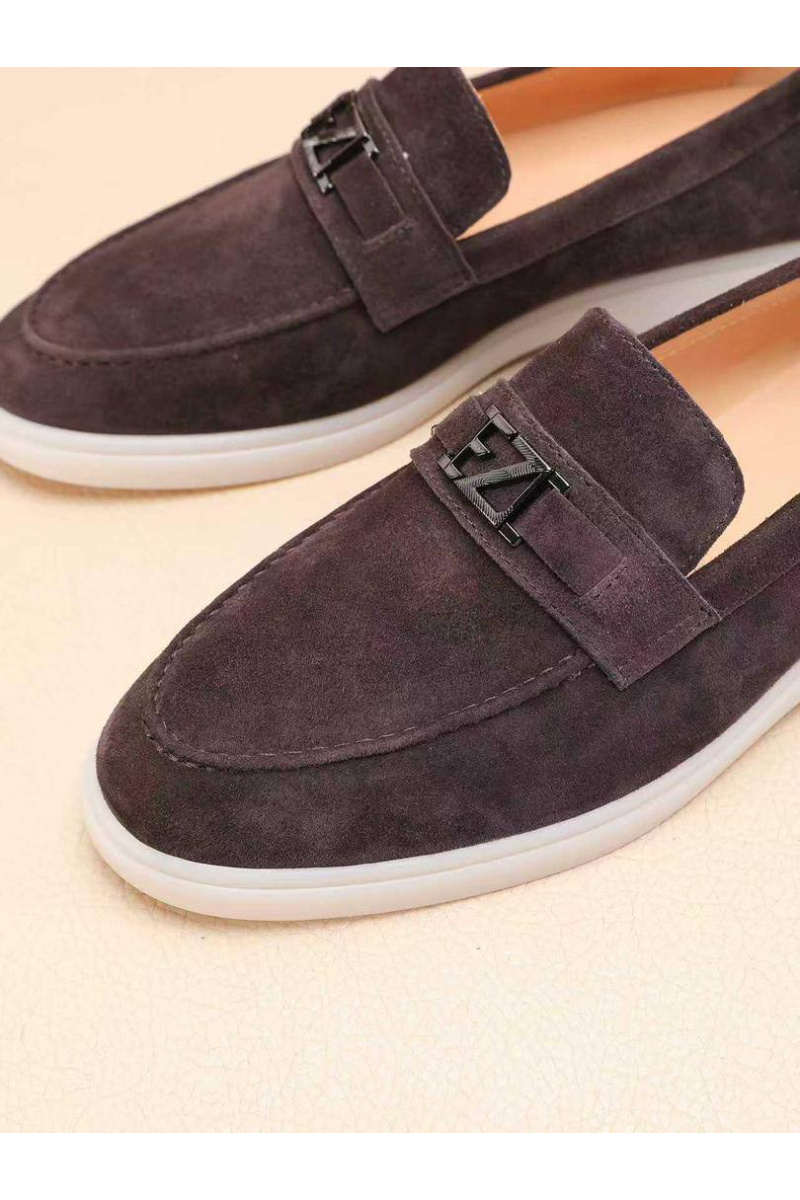 Zegna Мужские замшевые лоферы 
