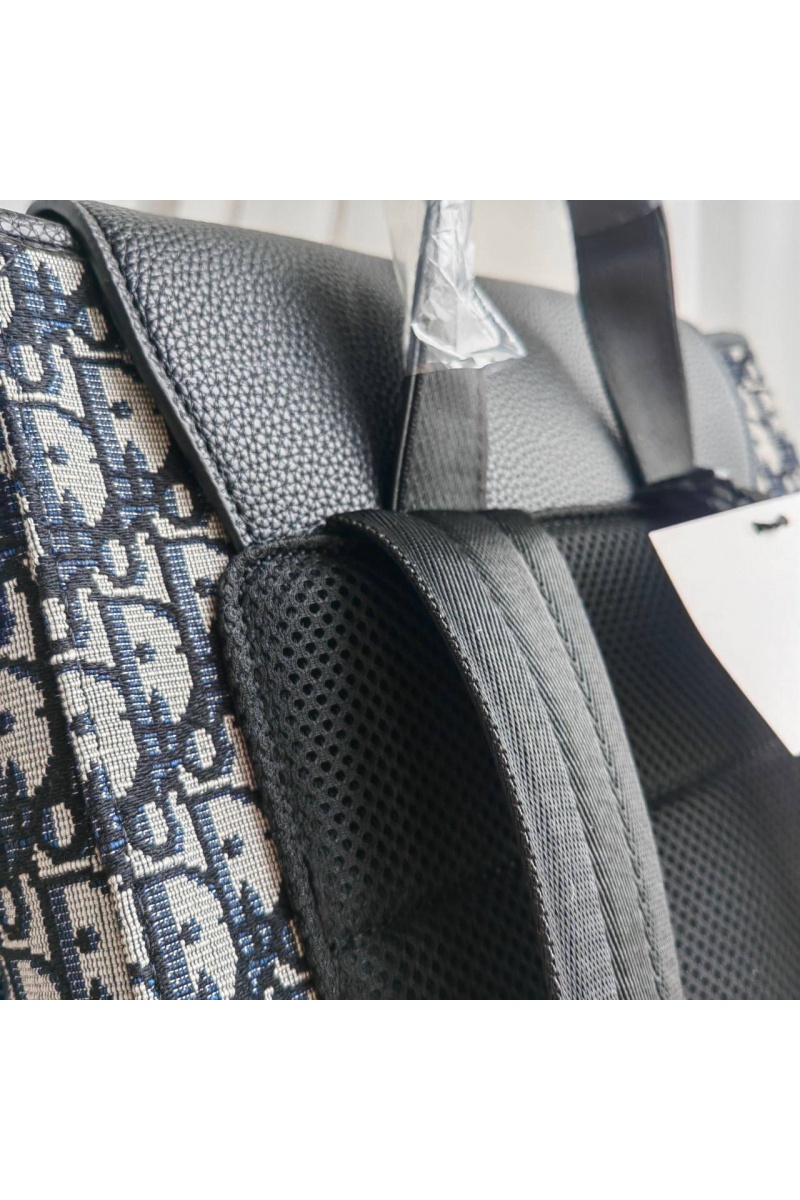 Dior Рюкзак Oblique Jacquard 42x30 см - White