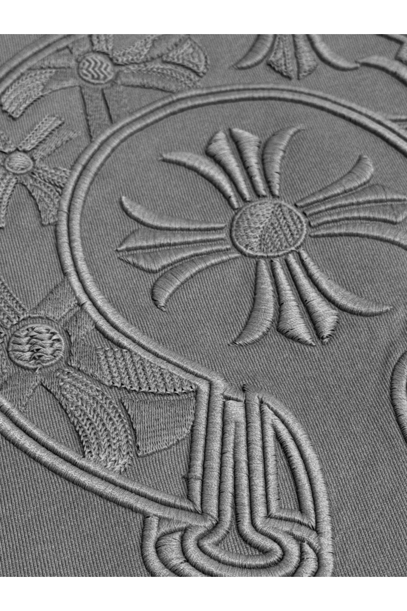 Chrome Hearts Мужской свитшот серого цвета