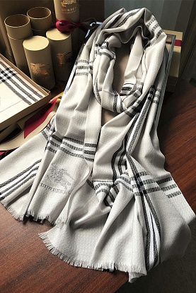 Шарф Check premium 182x71 см - Grey