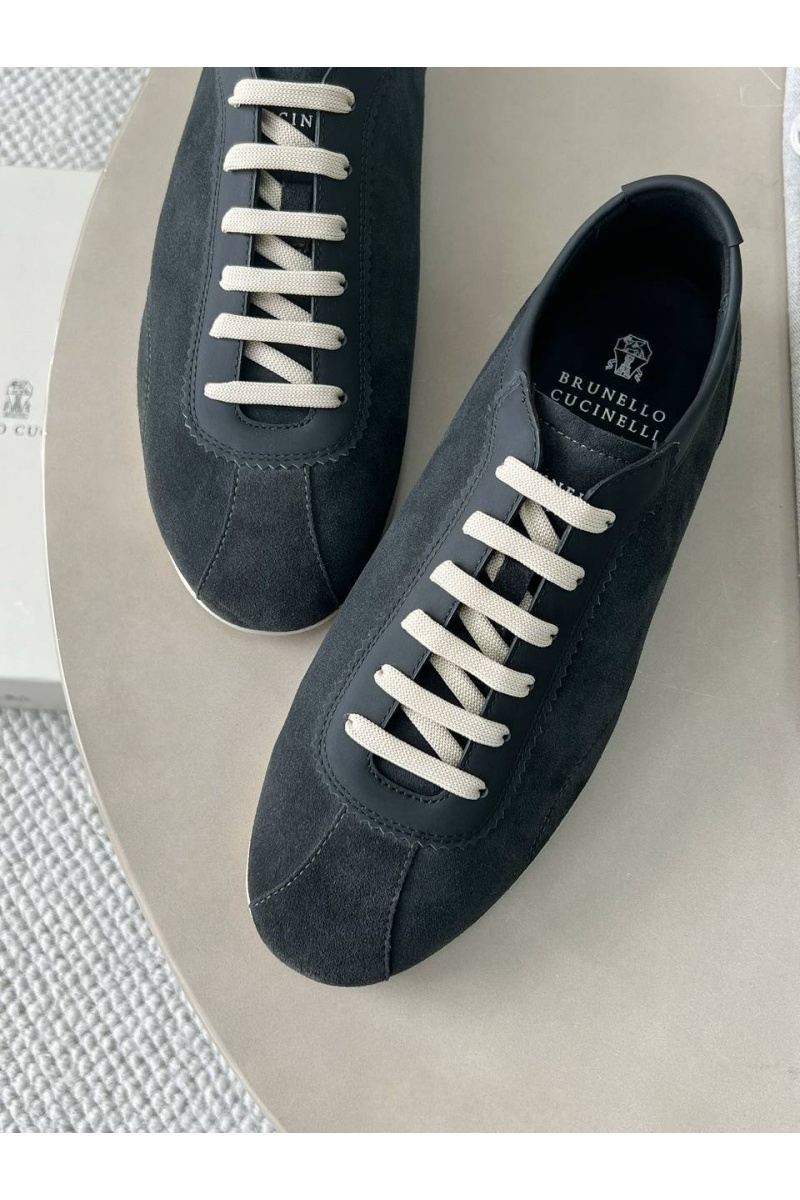 Brunеllо Сuсinеlli Замшевые кроссовки Premium - Grey