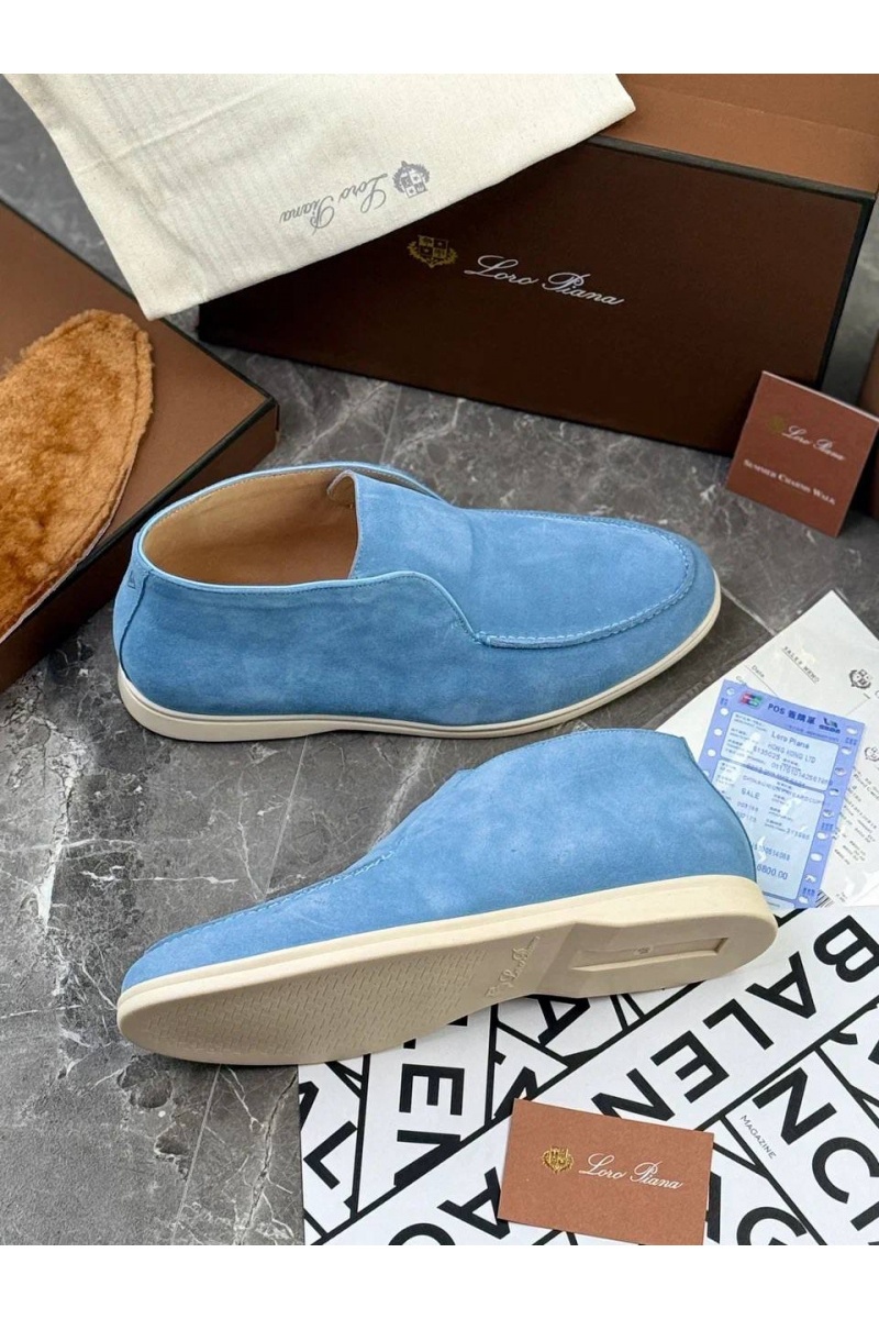 Loro Piana Мужские лоферы с меховой стелькой