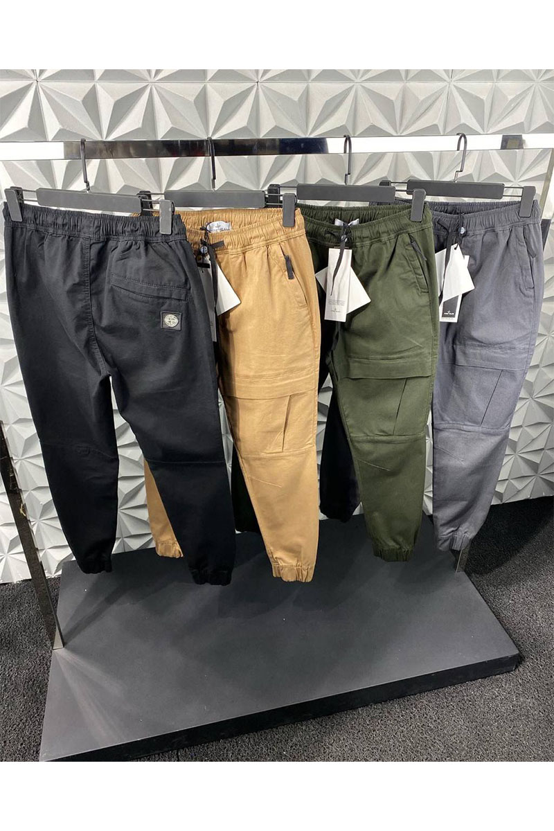 Stone Island Мужские джоггеры цвета хаки compass badge 