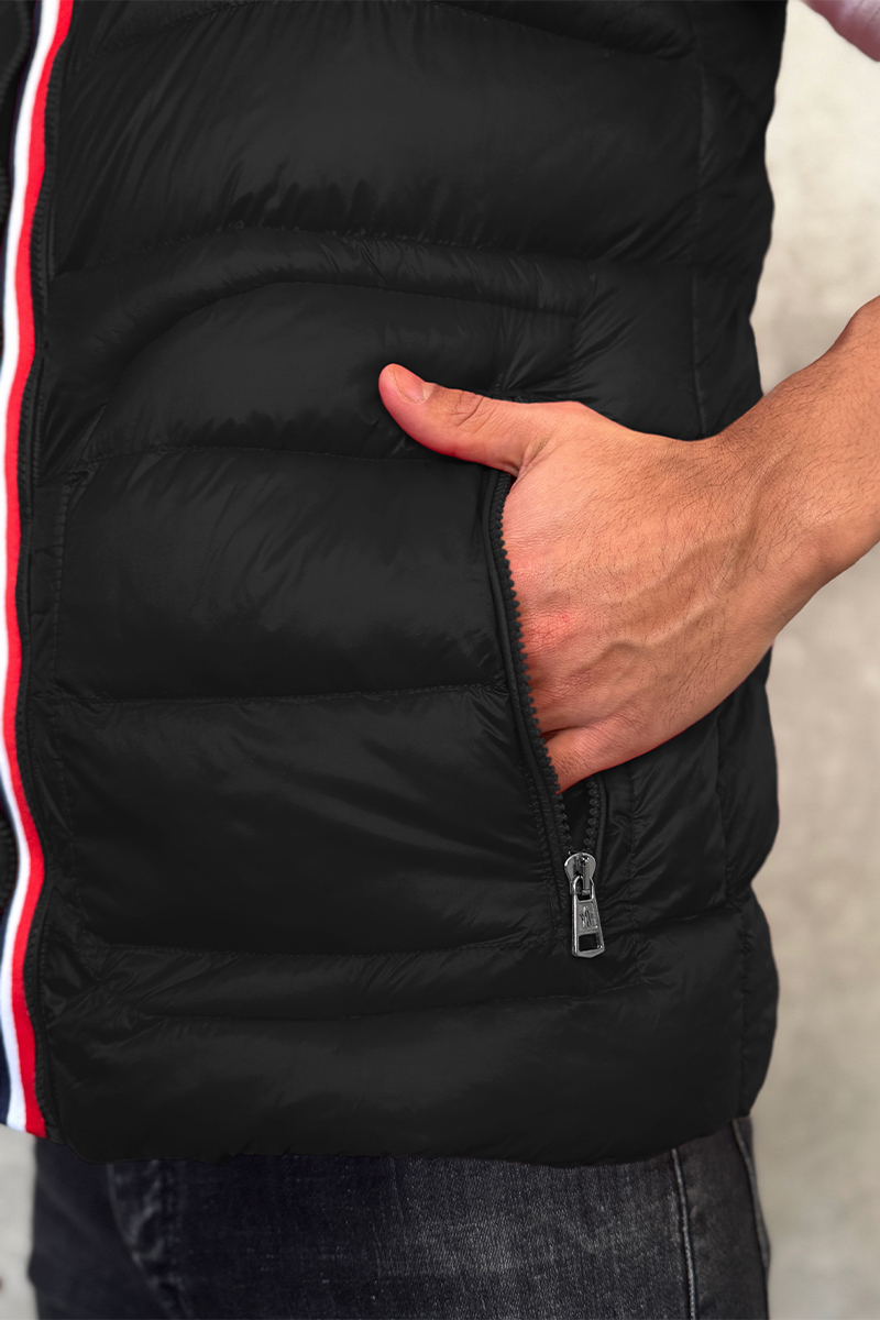 Moncler Мужской жилет чёрного цвета