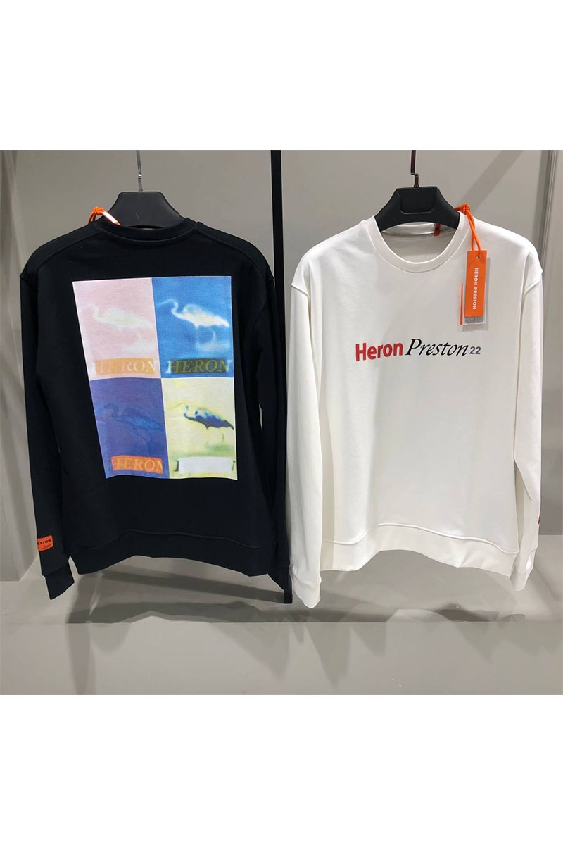 Heron Preston Мужской белый свитшот Multi Heron Censored