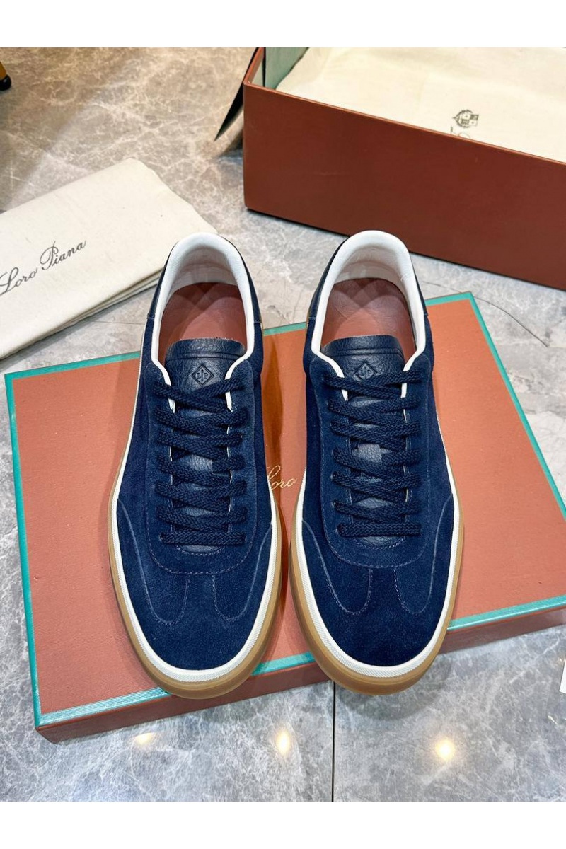 Loro Piana Мужские замшевые кроссовки Tennis Walk