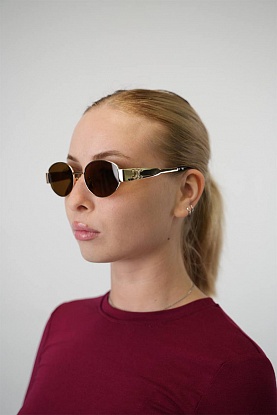 Солнцезащитные очки Triomphe - Brown / Gold