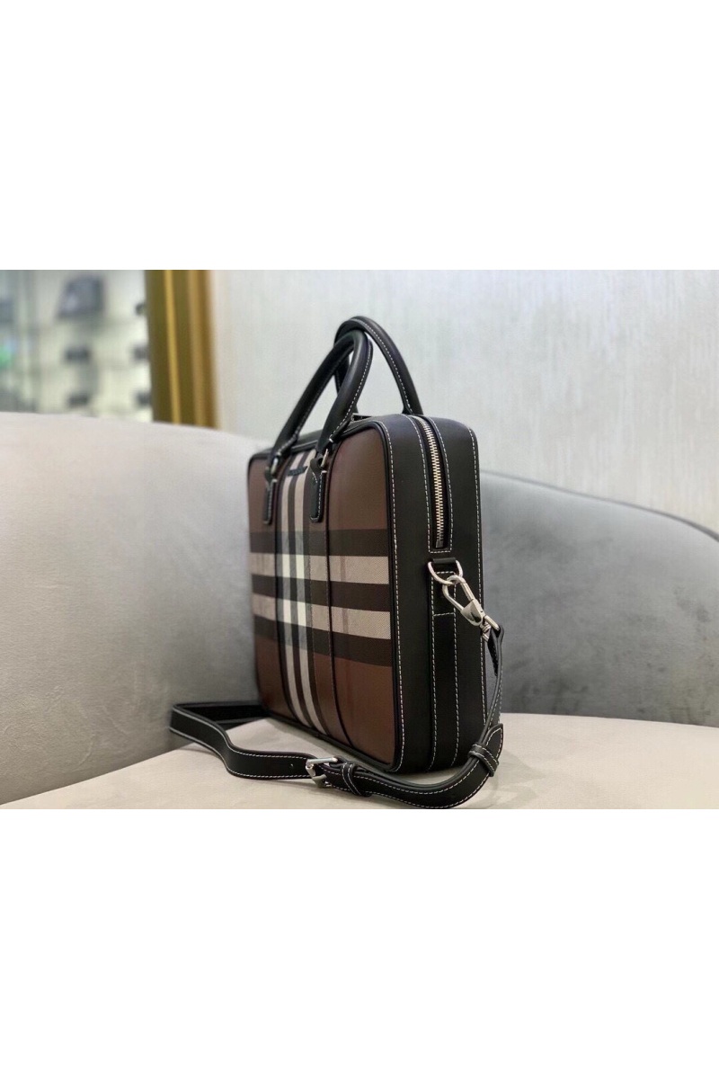 Burberry Кожаный портфель Premium 38x28x9 см