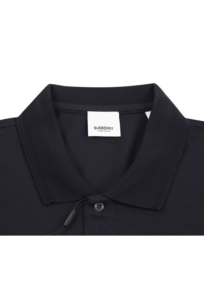 Burberry Поло с длинным рукавом TB logo - Dark Blue